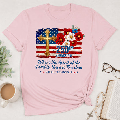 Freedom Scripture - 2D Unisex T-shirt GMJSTS200024