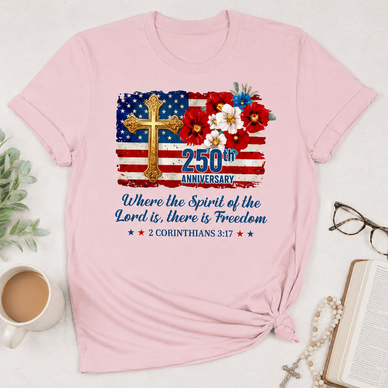 Freedom Scripture - 2D Unisex T-shirt GMJSTS200024