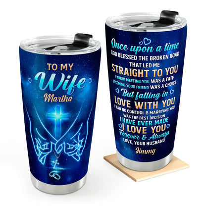 Marrying You Was The Best Decision - Personalized Stainless Steel Tumbler