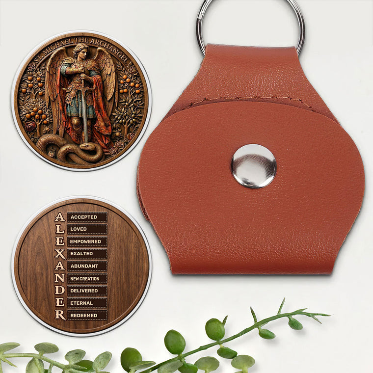 St. Michael The Archangel - Personalized Pocket Hug Keepsake