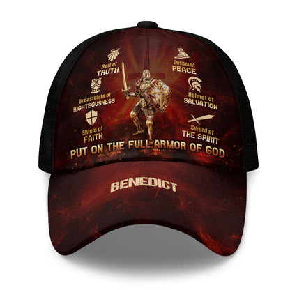 Put On The Full Armor Of God - Personalized Classic Cap