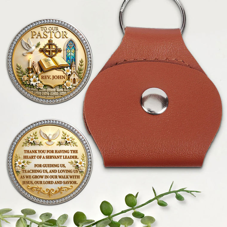 Heart Of A Servant Leader - Personalized Christian Keepsake