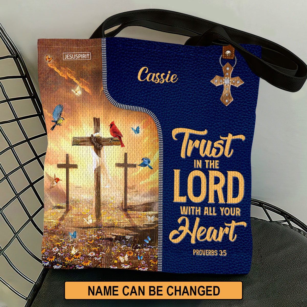 Trust In The Lord - Personalized Tote Bag for Women GTTJS10110
