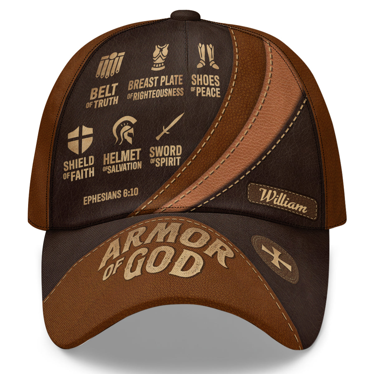 Put On The Full Armor Of God - Personalized Classic Cap Faith