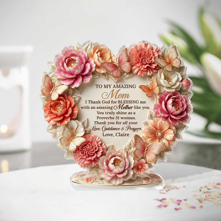 Mother's Day - Personalized Acrylic Keepsake Plaque GAPJS10083