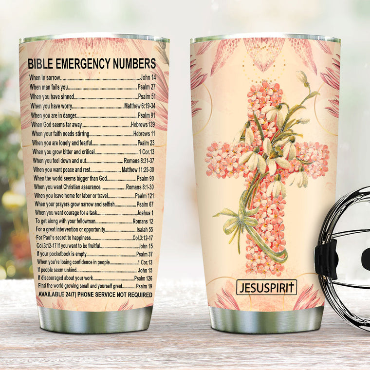 Faith-Inspired - Stainless Steel Tumbler 20oz
