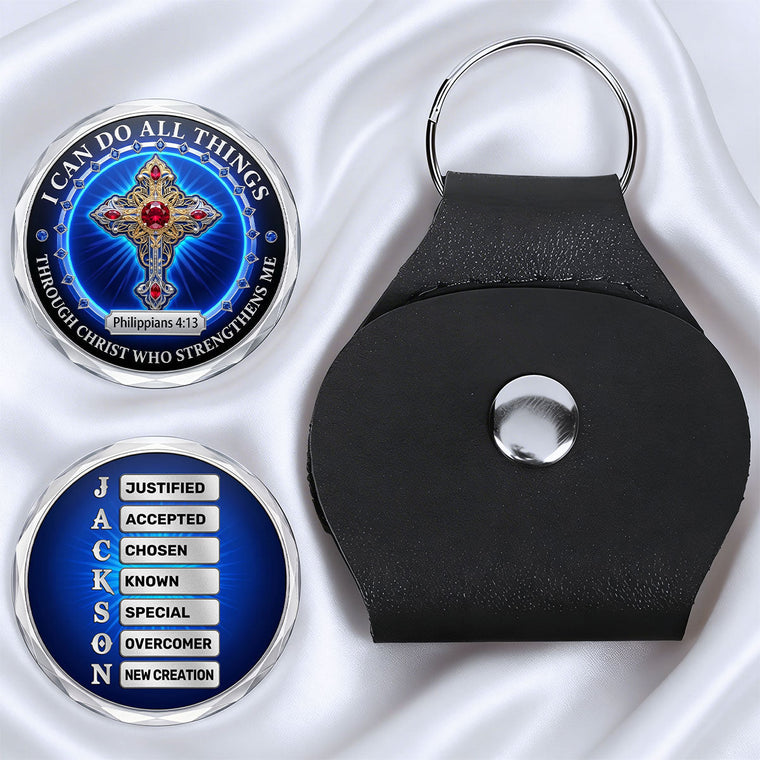 I Can Do All Things Through Christ - Personalized Pocket Hug Keepsake