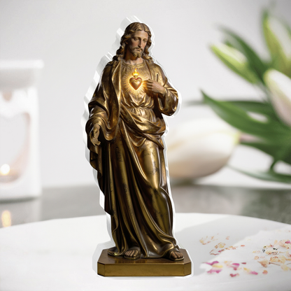Sacred Heart of Jesus - Custom Shaped Acrylic Plaque GAPJS10166