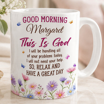 Faith-Inspired Morning Gift - Personalized Coffee Mug