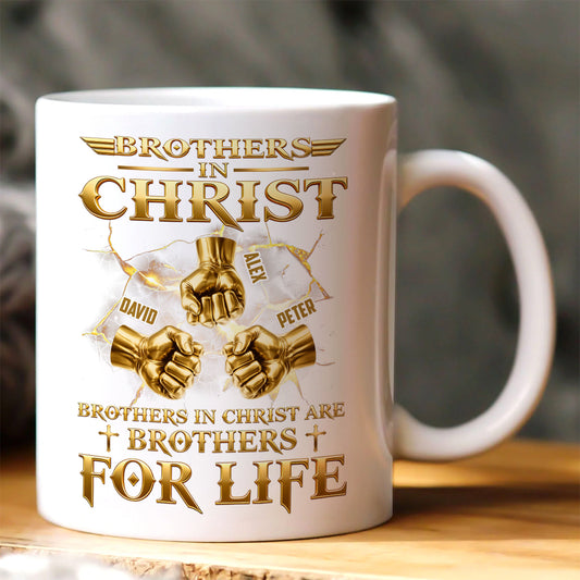 Christian Brotherhood For Life - Personalized Ceramic Coffee Mug