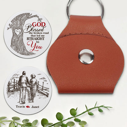 God Blessed The Broken Road - Personalized Keepsake