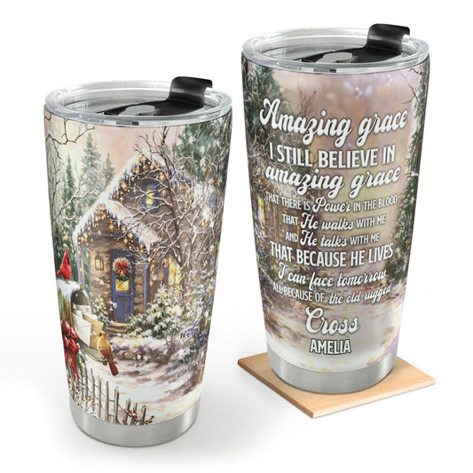 Amazing Grace - Personalized Stainless Steel Tumbler
