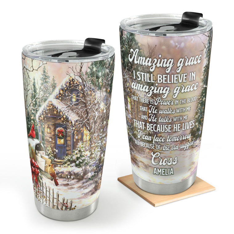 Amazing Grace - Personalized Stainless Steel Tumbler