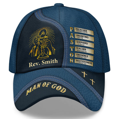 My Preacher Shepherd Teacher - Personalized Classic Cap