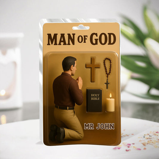 Man Of God - Personalized Acrylic Plaque Christian Decor GAPJS10233