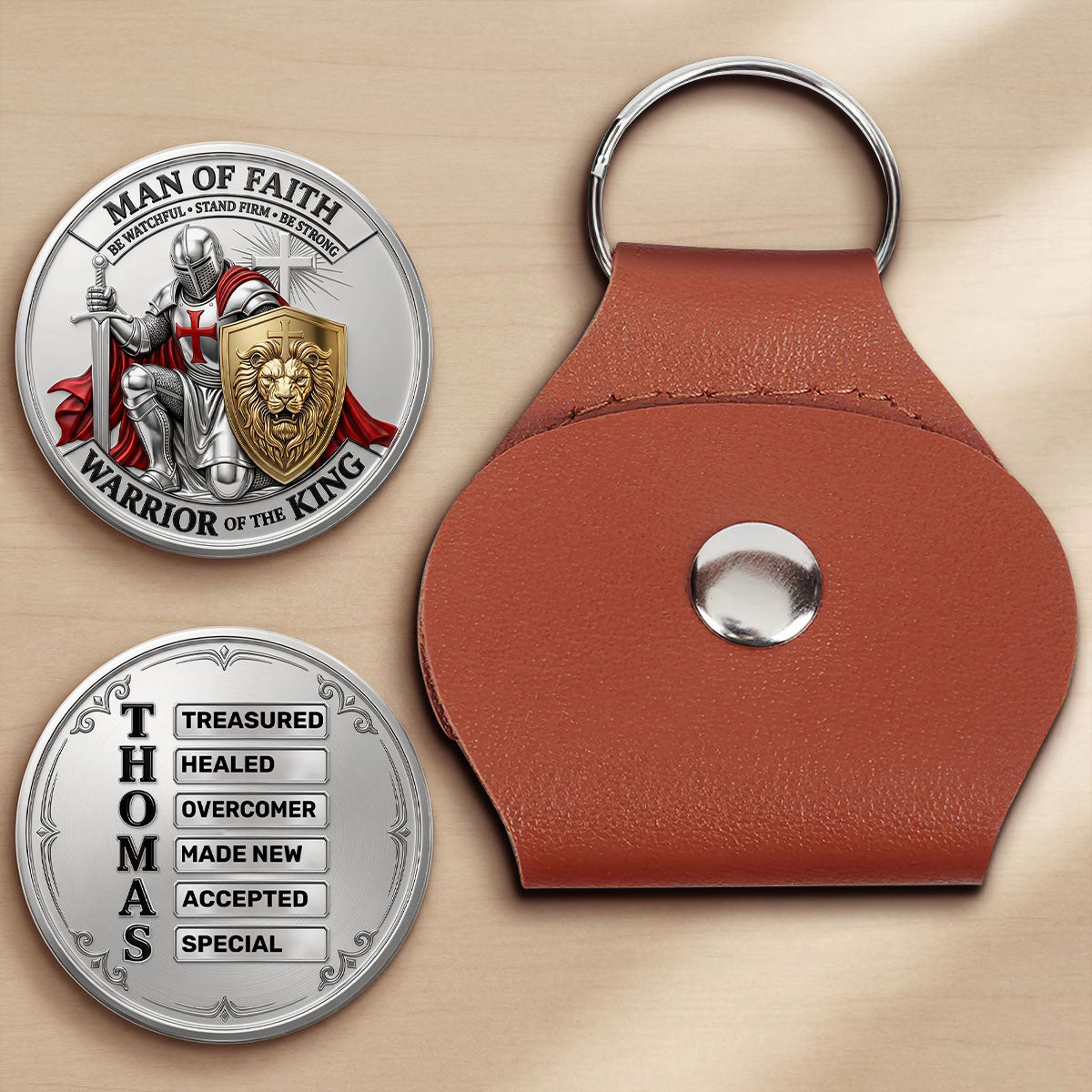 Man of Faith - Personalized Christian Keepsake for Him