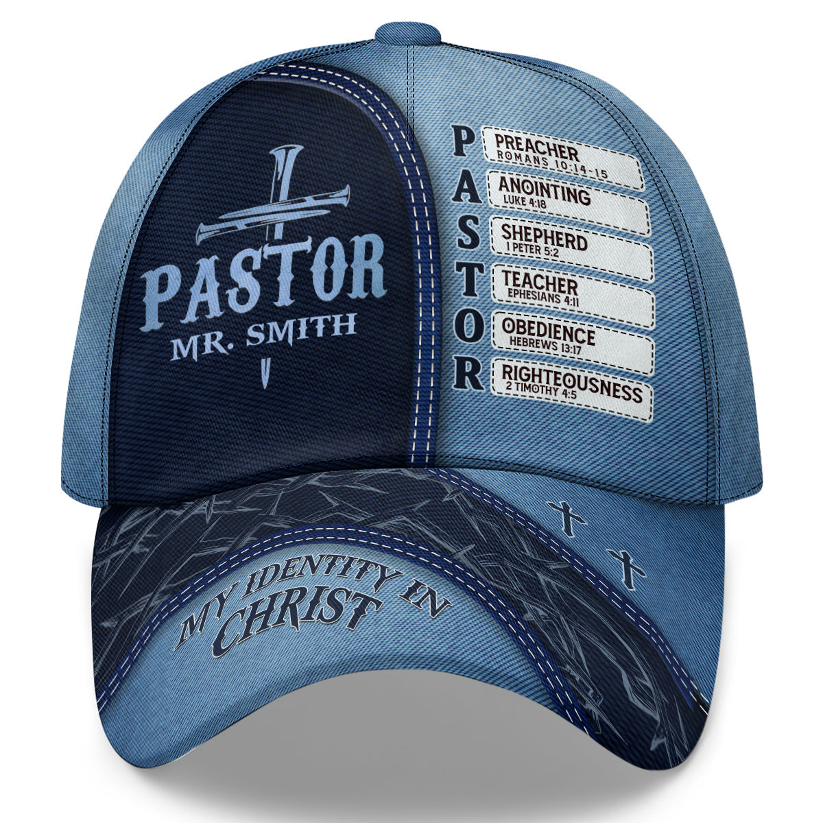 Your Identity In Christ - Personalized Classic Cap - Faithful Christian Gift