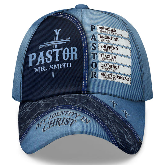 Your Identity In Christ - Personalized Classic Cap - Faithful Christian Gift