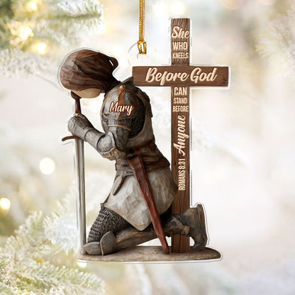 Faith-Themed - Personalized Acrylic Ornament GOJS10314