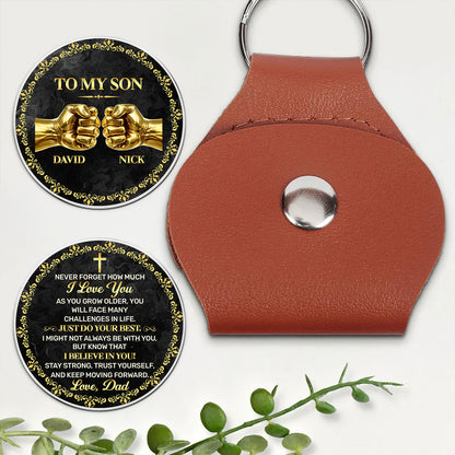 To My Son - Personalized Pocket Hug Gift for Son
