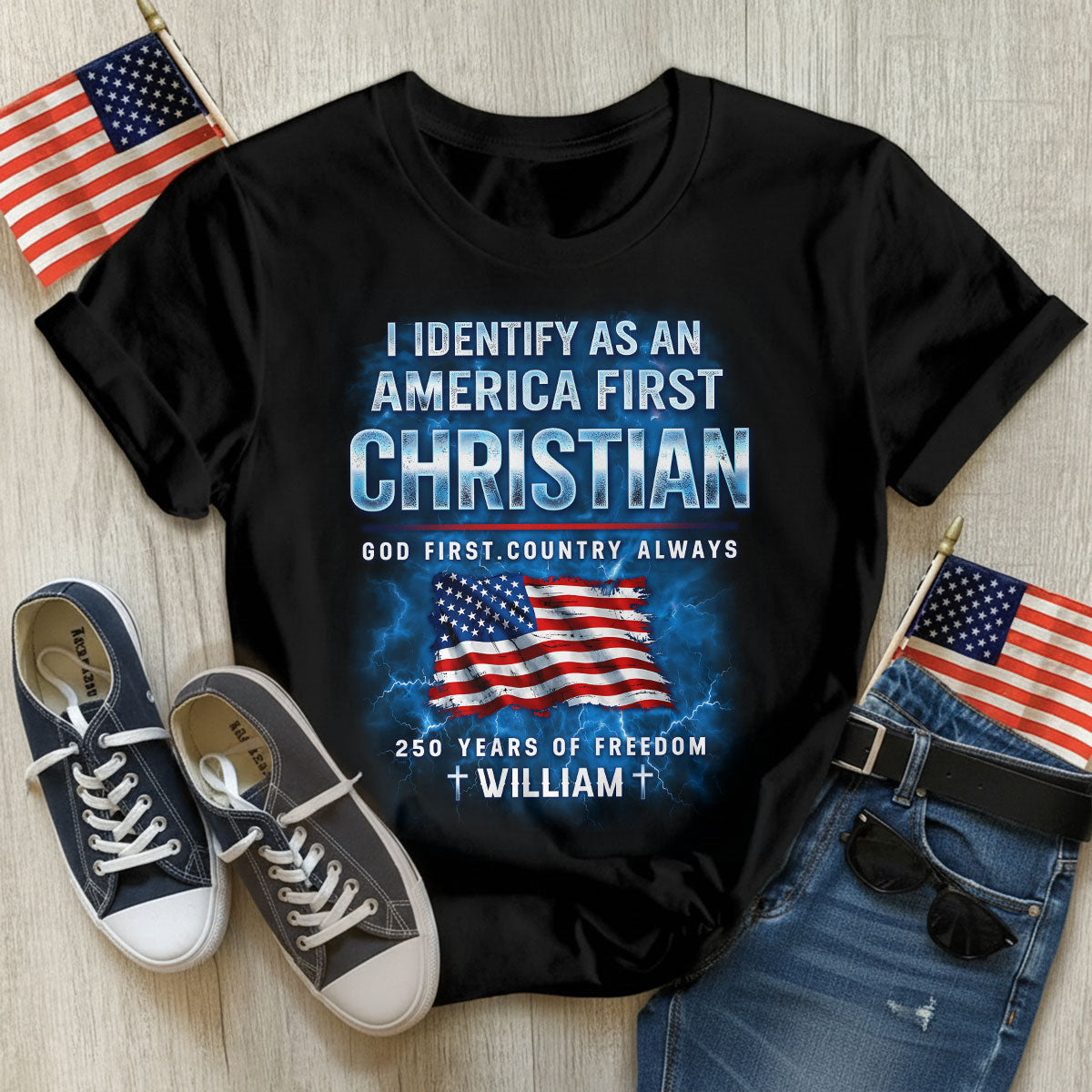 America 250th Anniversary - Personalized 2D Unisex T-shirt GMJSTS200037