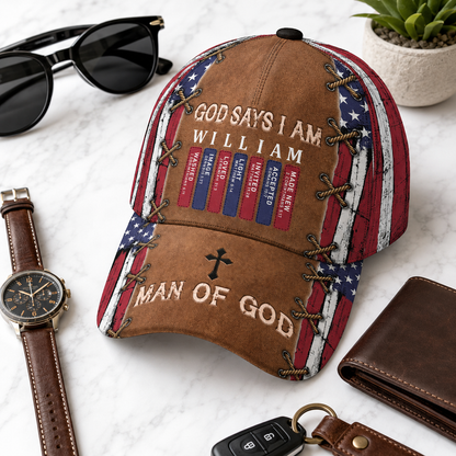God Says I Am - Personalized Classic Cap