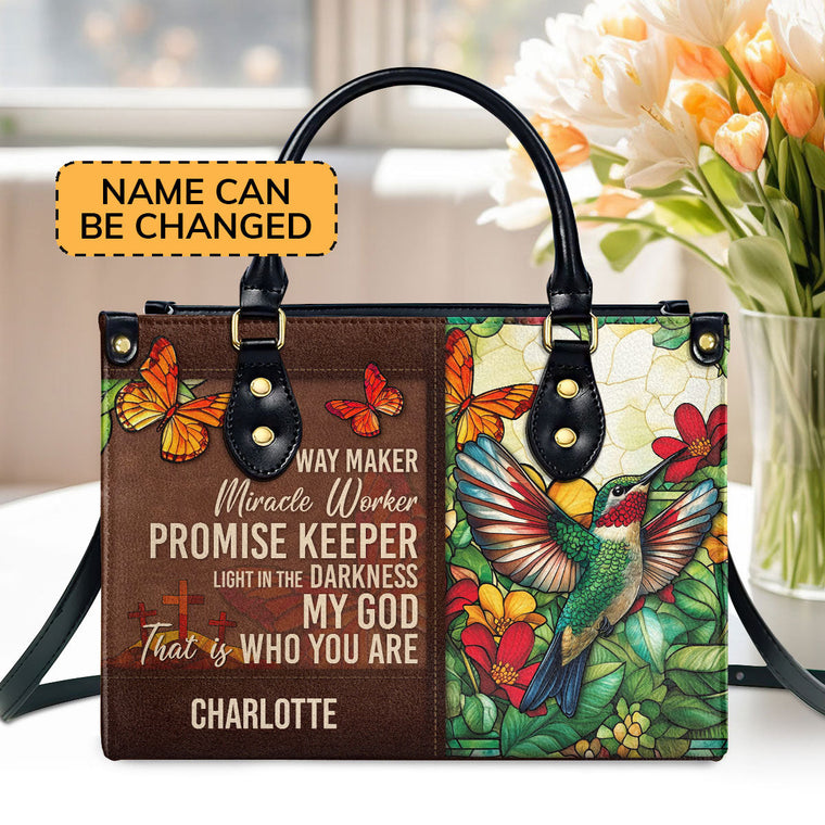 That Is Who You Are - Personalized Leather Handbag GMJSLB200087