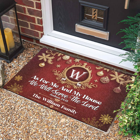 Bible Verse - Personalized Doormat for Faith Home