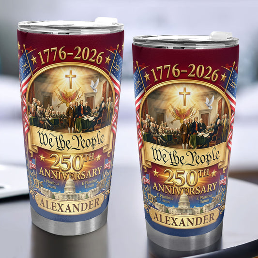 We The People - Personalized Stainless Steel Tumbler