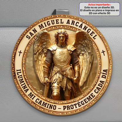 San Miguel Arcángel Guardian - Car Visor Clip