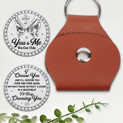 Choose You Over Again - Personalized Pocket Hug For Couples