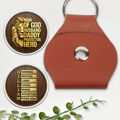 Man Of God - Personalized Pocket Hug Keepsake for Him