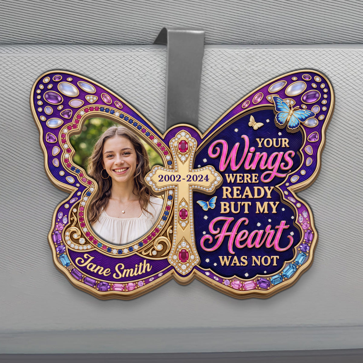 In Memory - Personalized Car Visor Clip
