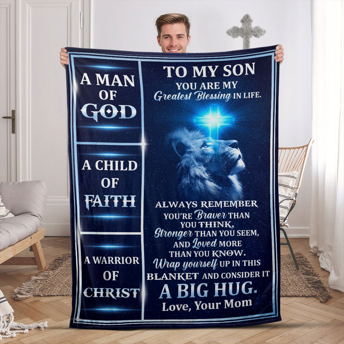 You Are My Greatest Blessing - Personalized Fleece Blanket GBJS10022
