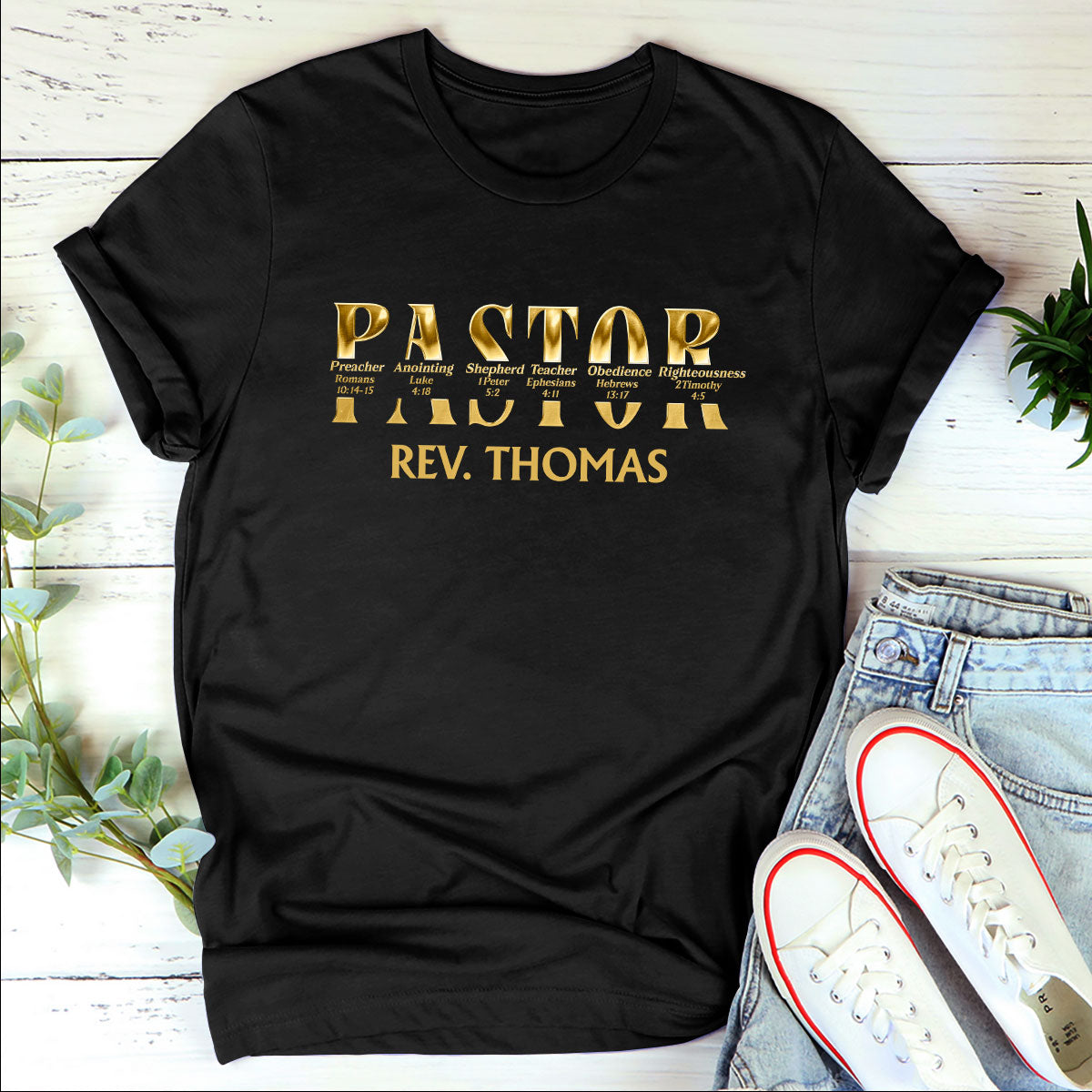Pastor Appreciation - Personalized Unisex T-Shirt GMJSTS200043