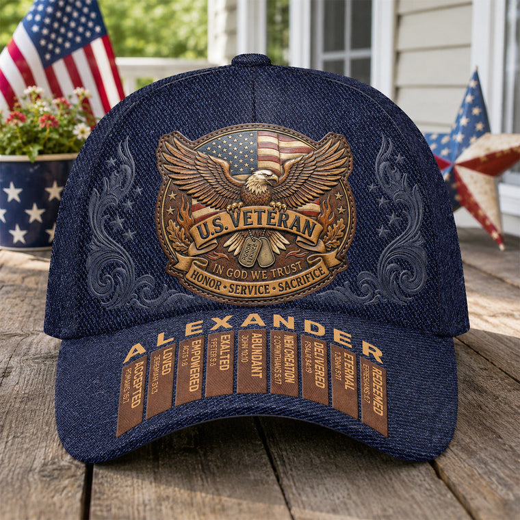 In God We Trust - Personalized Patriotic Cap