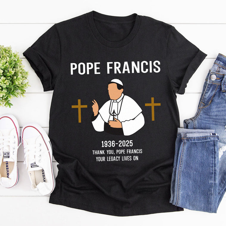 Thank You Pope Francis - 2D Unisex T-shirt GMJSTS200071