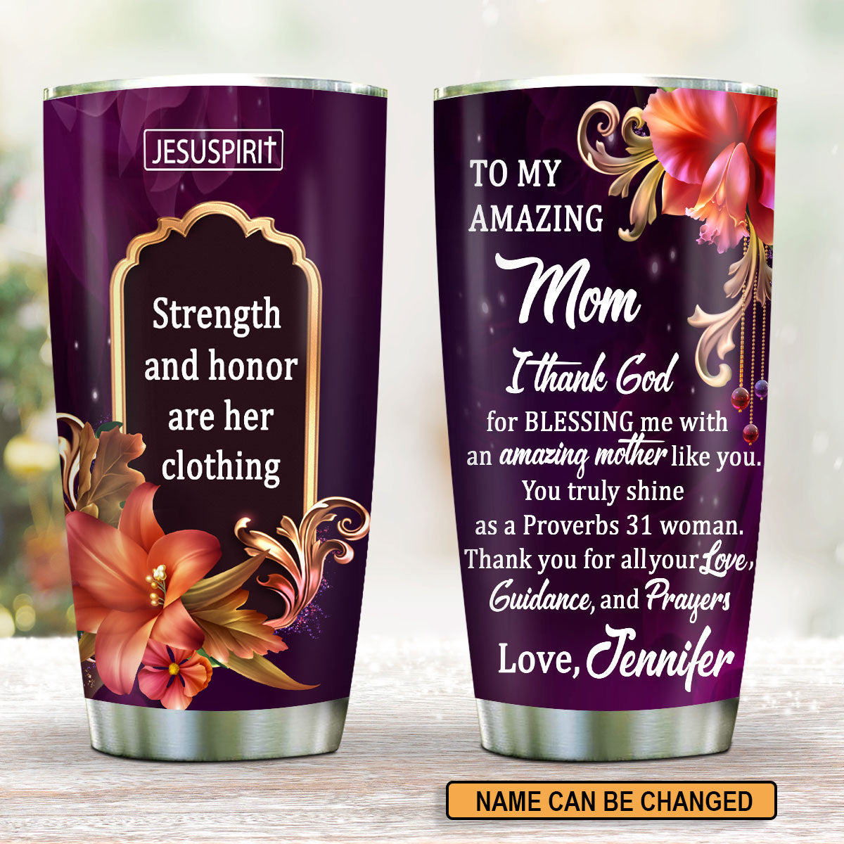 Thank You Mom - Personalized Stainless Steel Tumbler