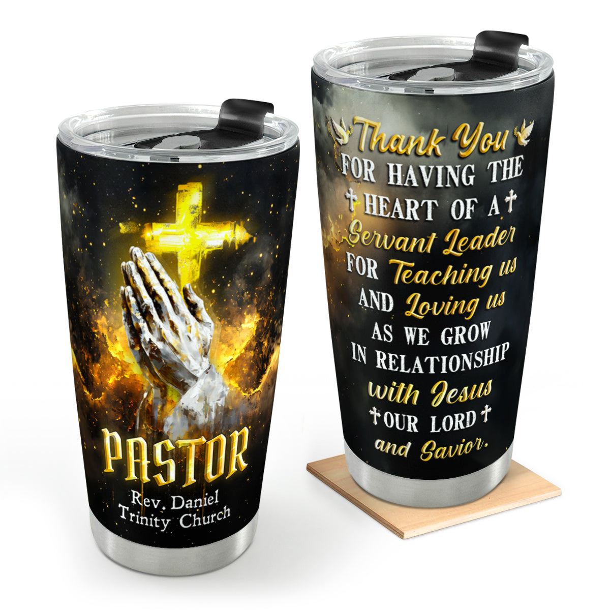 Servant To All - Personalized Stainless Steel Tumbler 20oz