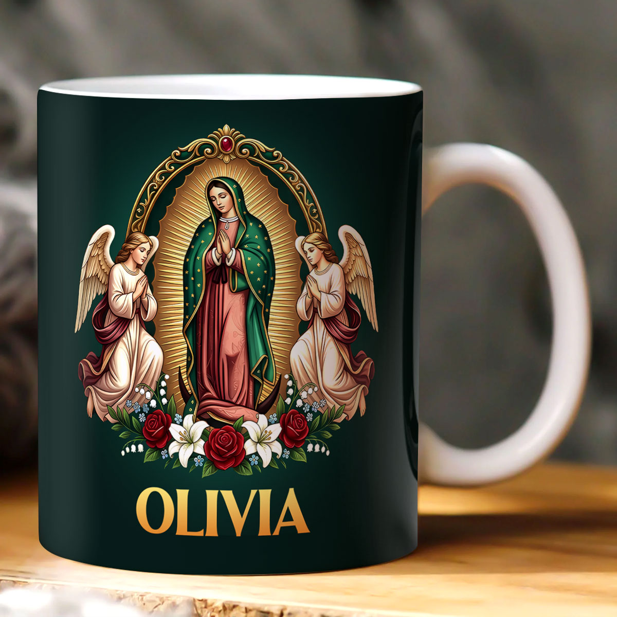 Our Lady of Guadalupe Gift for Mom - Personalized Coffee Mug