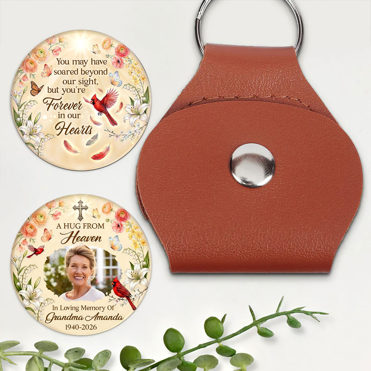 Memorial Keepsake - Personalized Pocket Hug for Women
