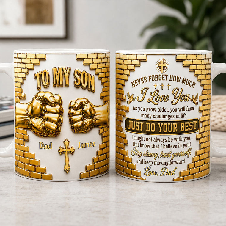 Just Do Your Best - Personalized Ceramic Coffee Mug