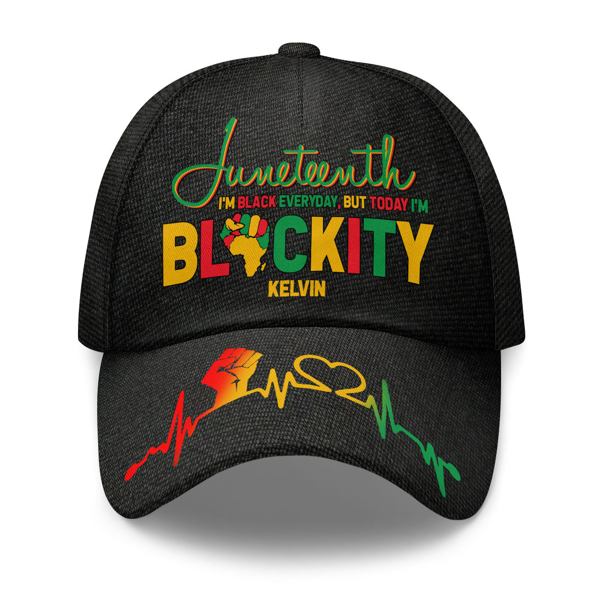 Juneteenth Black Culture Cap - Personalized Classic Cap