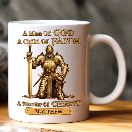 A Man Of God - Personalized Ceramic Coffee Mug