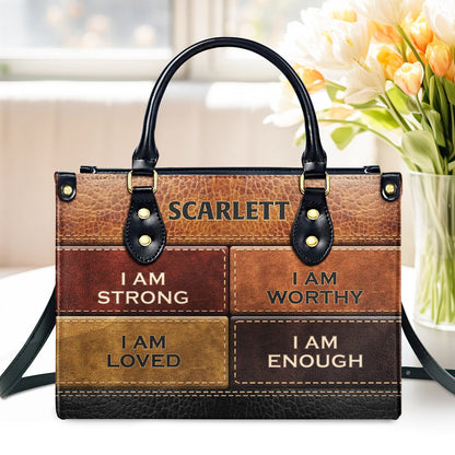 Faith-Inspired - Personalized Leather Handbag GMJSLB200079