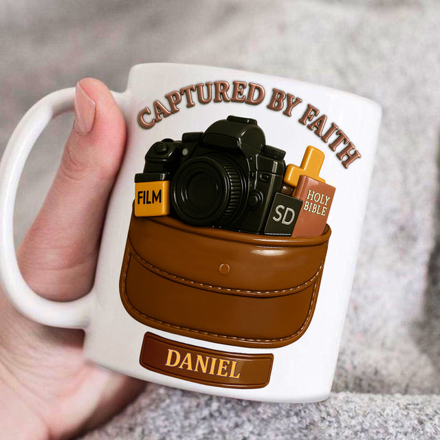 Captured By Faith - Personalized Christian Coffee Mug GMGJS10141