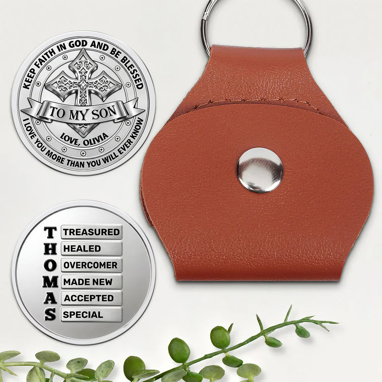 Keep Faith In God - Personalized Pocket Hug
