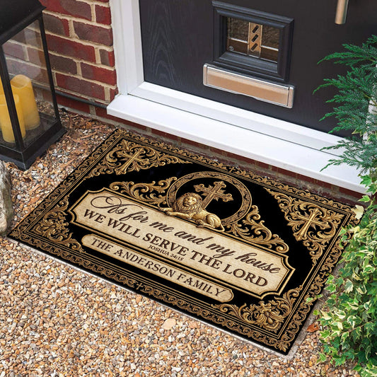 Faith-Inspired Home Decor - Custom Doormat GDMJS10006