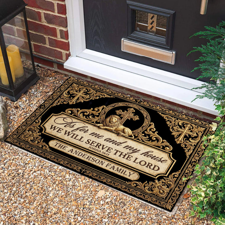 Faith-Inspired Home Decor - Custom Doormat GDMJS10006