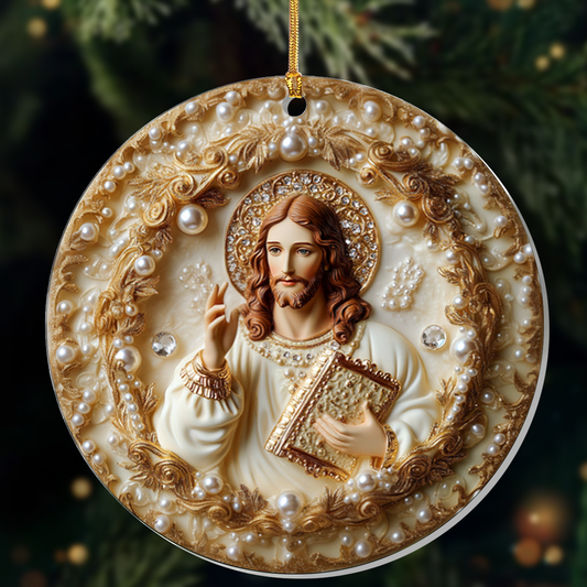 Christ The Teacher - Acrylic Ornament - Christian Faith Home Decor GOJS10064